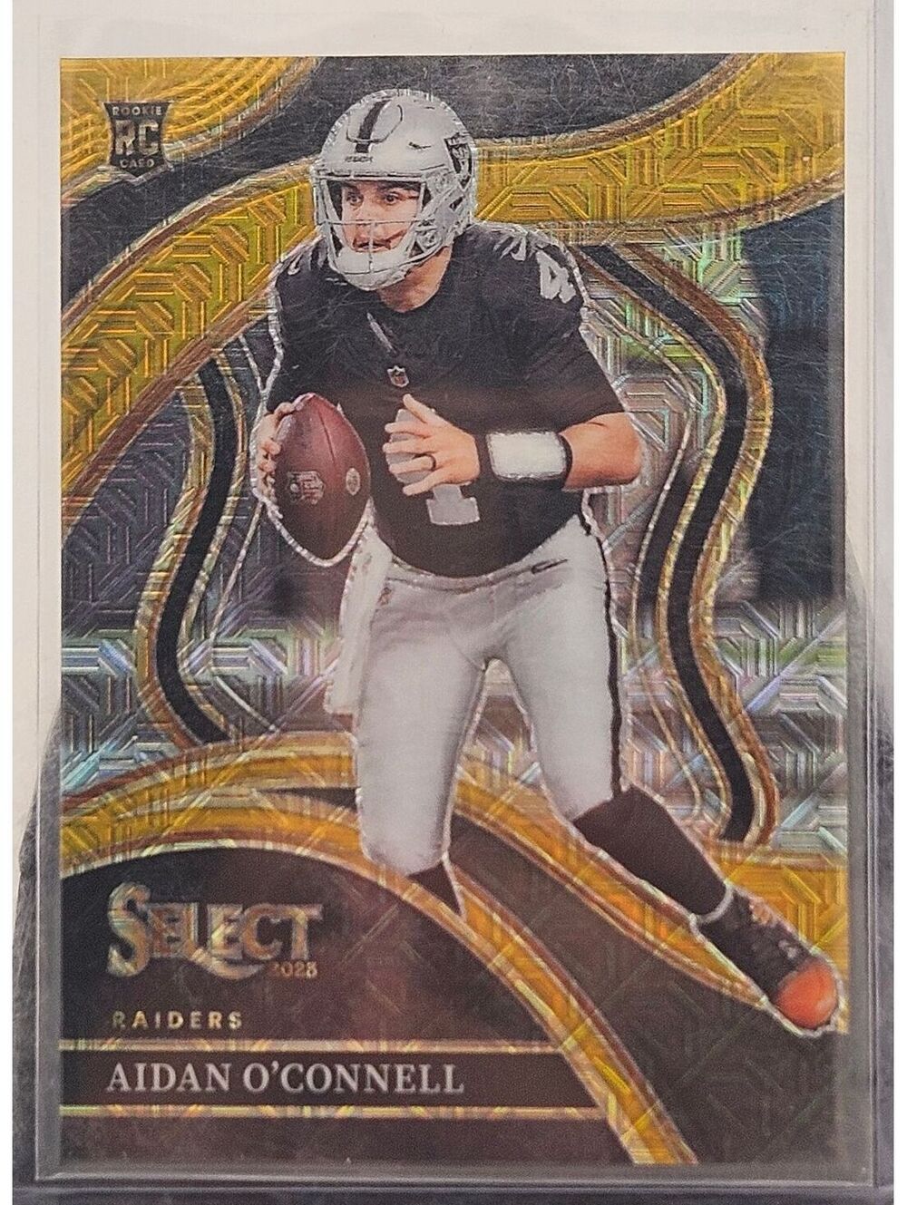 2023 Panini Select Aidan O'Connell Gold RC #298 /10 Raiders